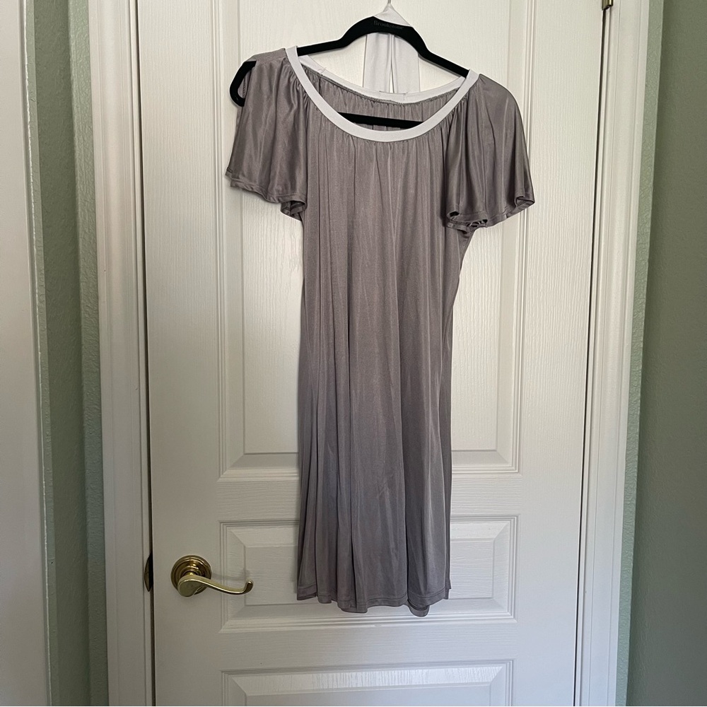 GB Guarana Brasil Silver Swimsuit Coverup Dress S